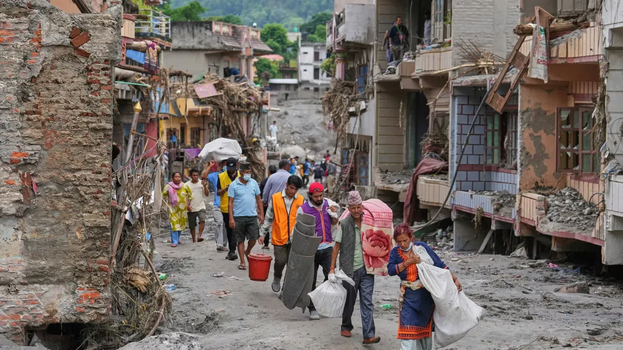 nepal flood relief